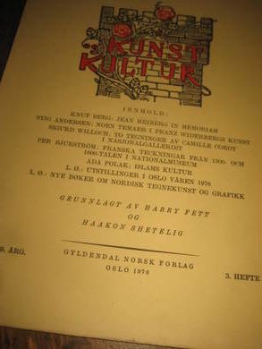 KUNST KULTUR 1976 3 hefte