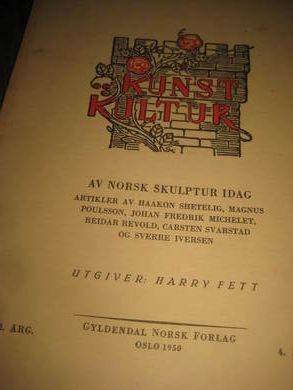 KUNST KULTUR 1950 4 hefte