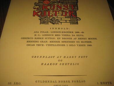 KUNST KULTUR 1970 1 hefte