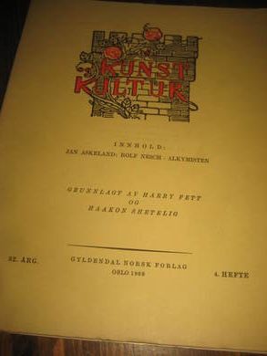 KUNST KULTUR 1969 4 hefte
