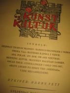KUNST KULTUR, 1958, 1. hefte.