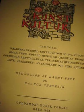 KUNST KULTUR 1973 4 hefte