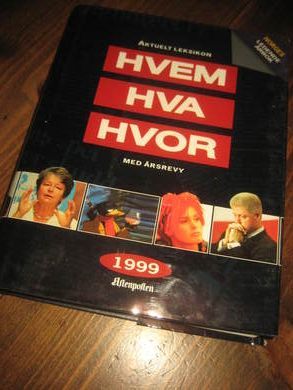 1999, HVEM HVA HVOR.