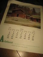 Kallenderblad fra JUNI 1958 Pent i glass og ramme til noen som har f&oslash;dselsdag denne m&aring;made Set en ring rundt dato og gi det som et minne Fra A lotteriet 1953