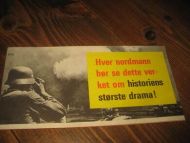 Reklamebrosjyre for bokserien VERDEN I KRIG. 60 tallet