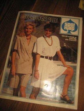Katalog fra SPAR KJØP, VÅR-SOMMER 1989.