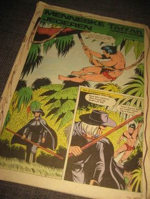 Eldre TARZAN blad uten omslag.