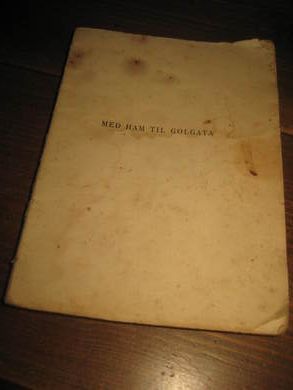 WISLØFF: MED HAM TIL GOLGATA 1935