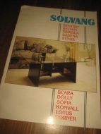 Møbelbrosjyre fra SOLVANG Sykkylven 80 tallet