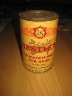 Boks uten innhold NESTLE NÆRINGSMIDDEL FOR BARN 60 tallet