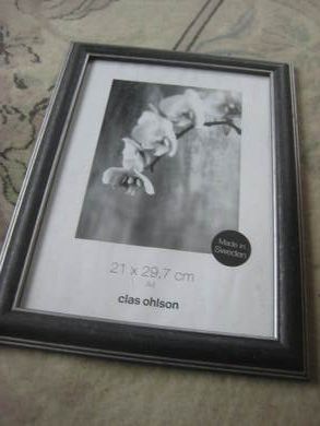 Pen bilderamme med glass ca 21 *29 7 cm lysflate dette er bildramme nr 10