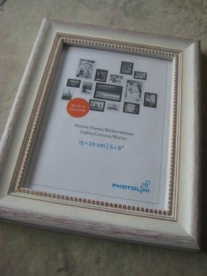 Pen bilderamme med glass ca 14 * 19 cm lysflate dette er bildramme nr 16