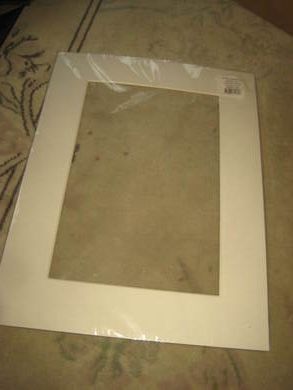 Ubrukt paspatur ca 19 * 29 cm lysflate dette er nr 19