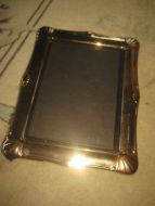 Pen bilderamme med glass ca 12 *16 cm lysflate dette er bildramme nr 9 Metallramme