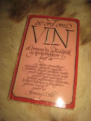 VIN ØL OG BRENNEVIN 247 ORD 1986