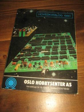 OSLO HOBBYSENTER, HOVEDKATALOG 1980.