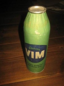 Uåpna pappboks VIM, 50-60 tallet