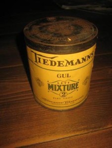 Uåpna boks TIEDEMANNS GUL MIXTURE 2, 60 tallet