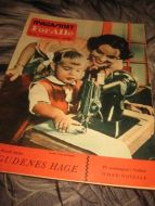 1957,nr 050, MAGASINET FOR ALLE. Pen Aukrust tegning i bladet.