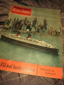 1957,nr 046, MAGASINET FOR ALLE. Pen Aukrust tegning i bladet. .