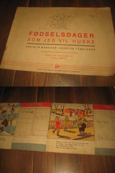 Sdørum, Kåre: FØDSELSDAGER SOM JEG VIL HUSKE. 30-40 tallet