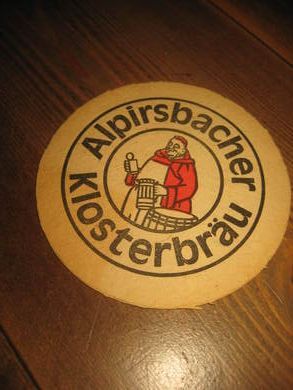 &Oslash;lbrikke Alpirsbacher Klosterbrau