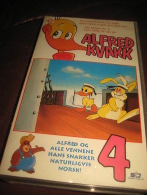 ALFRED KVAKK 4 VHS