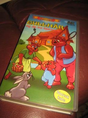 GULLHÅR OG DE TRE BJØRNENE VHS N6906
