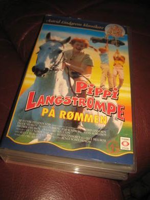 PIPPI LANGSTRØMPE PÅ RØMMEN VHS 1971