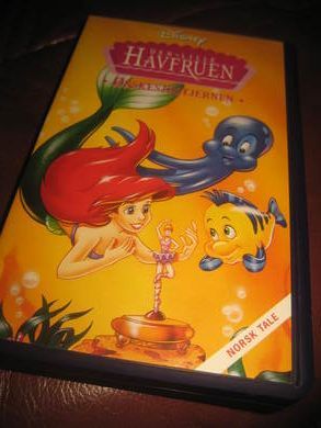 DEN LILLE HAVFRUEN ØNSKESJØSTJERNEN 1994 VHS