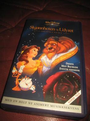 SKJØNNHETEN OG UDYRET SPESIALUTGAVE 1991 VHS
