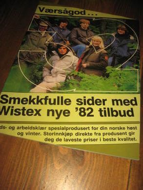 Wistex tilbud 1982