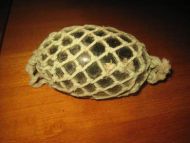 Gammel kavlkule brukt ved garnfiske i gamle dager Ble brukt til å halde garnet oppe i sjøen tidleg 1900 Dette er kule nr 18