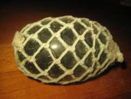 Gammel kavlkule brukt ved garnfiske i gamle dager Ble brukt til å halde garnet oppe i sjøen tidleg 1900 Dette er kule nr 27