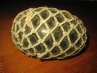 Gammel kavlkule brukt ved garnfiske i gamle dager Ble brukt til å halde garnet oppe i sjøen tidleg 1900 Dette er kule nr 7