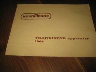 Reklamehefte fra NORDMENDE TRANSISTOR apperater 1964