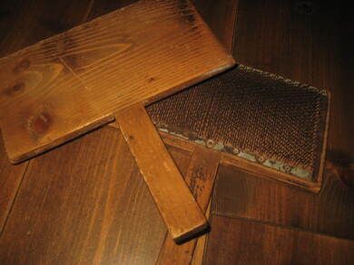 Sett med gamle men gode karder 40-50 tallet