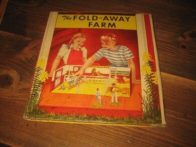 THE FOLD AWAY farm Utbrettsbok se bilde på fralsida 40-50 tallet