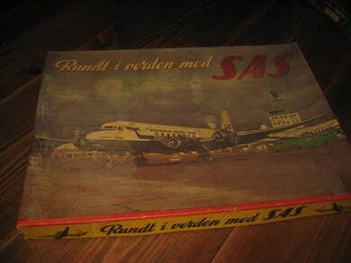 Spill Rundt i verden med SAS Damm 388 60 tallet