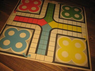 Plate til gammelt LUDO