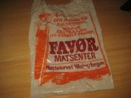 Nostalgisk plastnett fra 80-90 tallet noe for din samling? FAV&Oslash;R MATSENTER N&oslash;stetorvet Bergen