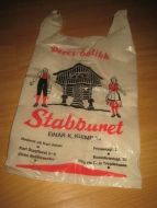Nostalgisk plastnett fra eldre dager noe for din samling? STABBURET EINAR KLEMP Prinsens gate 2 Oslo