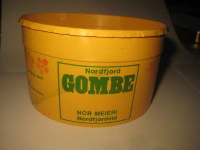 Plastboks uten lokk GOMBE fra Nor Meieri Nordfjoreid 70-80 tallet