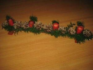 Julelys fra 60 tallet ca 42 cm lang Pen