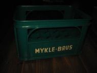 Bruskasse fra Mykle Mineralvannfabrik 80 tallet?