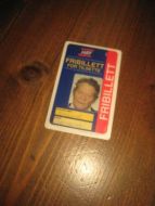 FRIBILLETT i MRF Møre og Romsdals Fylkesbåter Plastbrikke