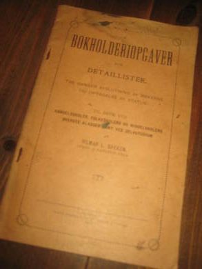 BAKKEN: BOKHOLDEIOPPGAVER FOR DETALILLISTER 1915