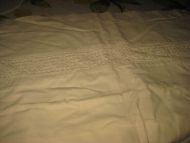 Eldre putevar i god stand hardangerm&oslash;nster i topp Ca 55*55 cm stort