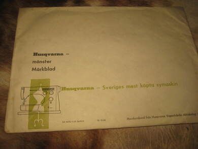 Konvolutt fra Husquarna Mønsterark 1966