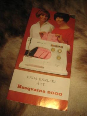 Brosjyre: Enda enklere å sy Husquarna 2000 1967